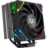 Xyz PC Gear Thermax 4 RGB CPU-køler (sort, ARGB, PWM)