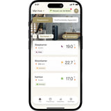 Mill steel wifi panelvarmer pa700wifi4 sort, 700 watt konvektor (sort, wifi 2,4 ghz (wifi 6), bluetooth 5.2, zigbee 3.0 + app)