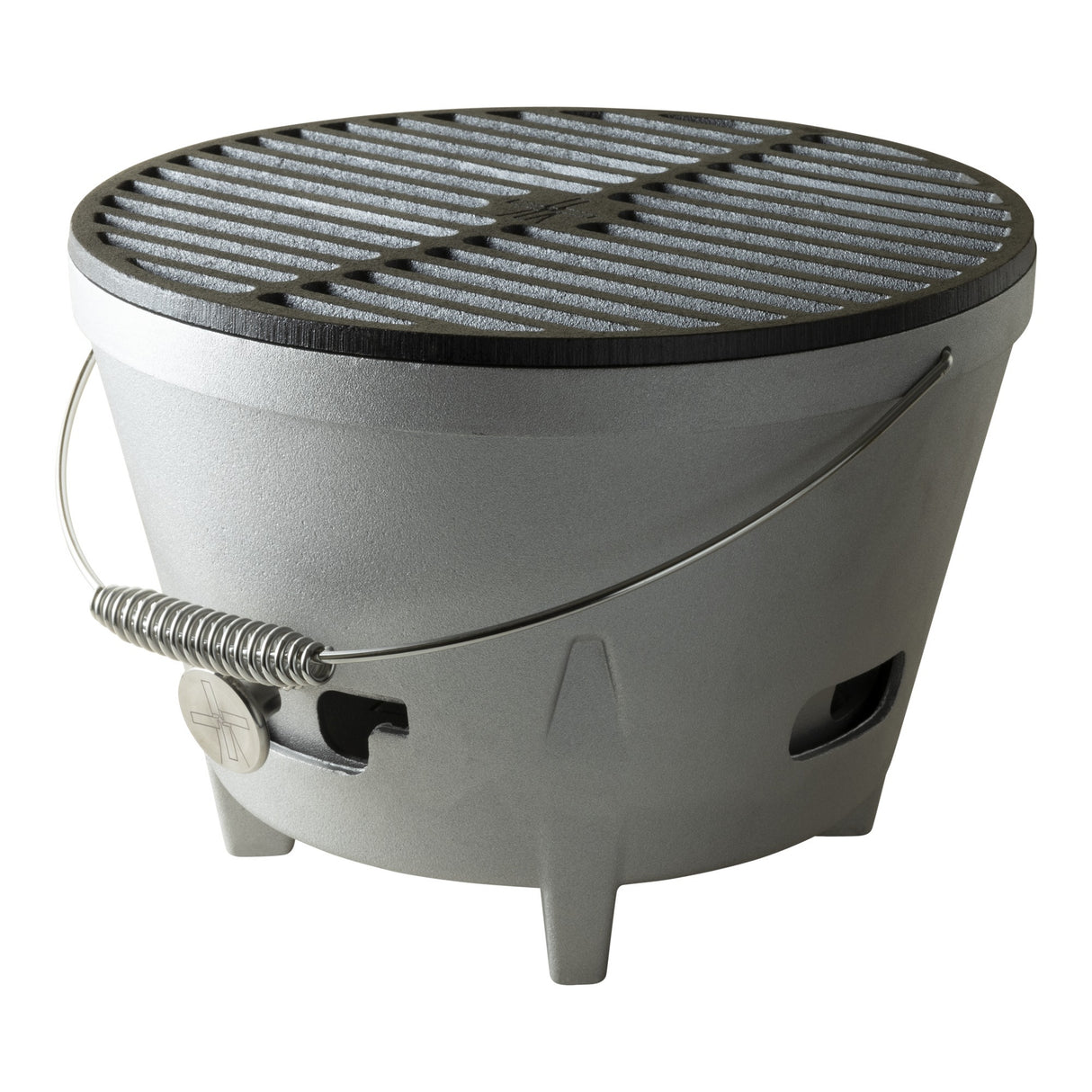 Vindmøllens grillplade i støbejern (sort, ø 31,5 cm)