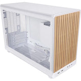 Lian li a3-matx hvid (træudgave) midi-tårnhus (hvid træfarve | 2x USB-A | 1x USB-C | hærdet glas)