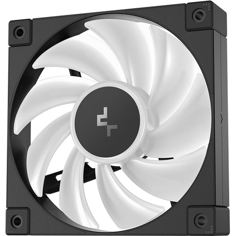 Deepcool fd12 argb kabinet blæsere (sort, 3 stk, 120 x 120 x 25 mm, pwm, 3 stk, 4-benet pwm ventilatorstik)
