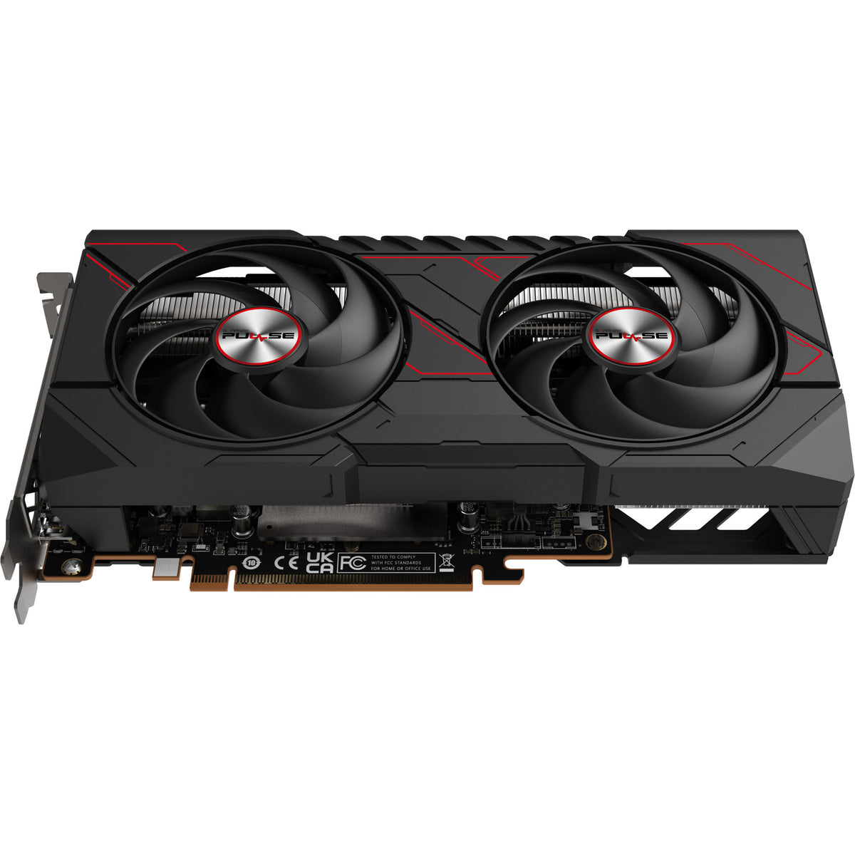 Sapphire Radeon RX 9060 XT Pulse 16GB OC grafikkort (sort rød, 1x skærmport, 2x HDMI)