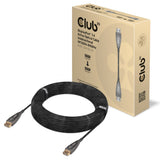 Club 3d displayport 1.4 aktivt optisk ensrettet kabel (sort, 20 meter, 4k 120hz, 8k 60hz)