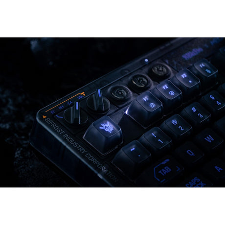 8bitdo retro 87 mekanisk tastatur - mecha break (sort, us layout (qwerty), kailh box jellyfish pro glaze, 80% (tkl), abs keycaps, hot-swap, bluetooth le 5.0, trådløs 2.4ghz, usb)