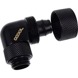Alphacool eiszapfen 16 10mm kompressionsfittingforbindelse (sort, drejelig på gevindsiden)