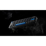 Iqunix ez60 magnetisk switch gaming tastatur (sort, us layout (qwerty), gateron star trail, 60%, rgb, double shot pbt keycaps)