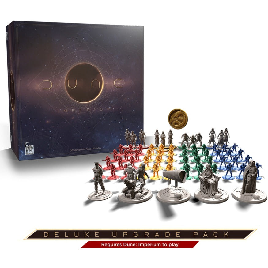 Asmodee dune: empire deluxe upgrade pack brætspil (engelsk, udvidelse, 1 - 4 spillere, 60 - 120 minutter, fra 14 år)