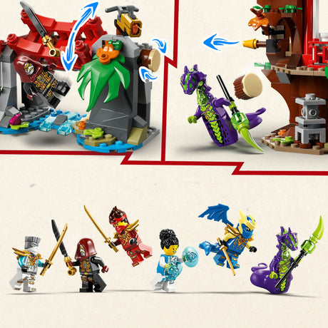 Lego ninjago 71857 ninja køretøjer ved træhuset