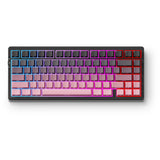Mchose G75 Pro Tri-mode pakningsstruktur Mekanisk gaming-tastatur (Sort Pink, US Layout, KTT Cabbage Tofu V2, 75%, RGB, Hot Swap, PBT Double-Shot, 2,4 GHz USB-C Bluetooth)