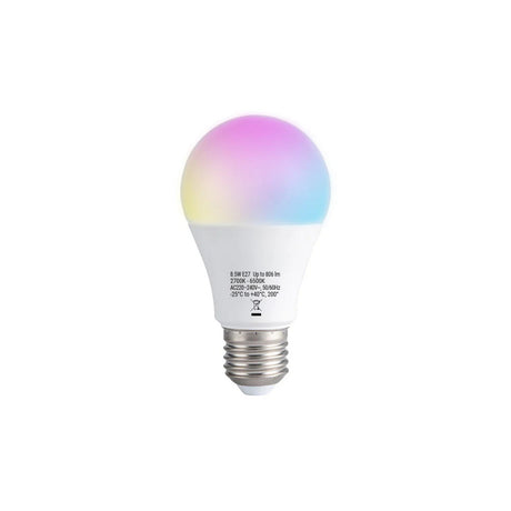 Shelly multicolor pære e27 gen3 LED-lampe (hvid, 2700-6500k, WiFi, Bluetooth, dæmpbar)