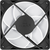 Arctic p14 pro a-rgb kabinet blæser (sort, 140 x 140 x 27 mm, pwm)