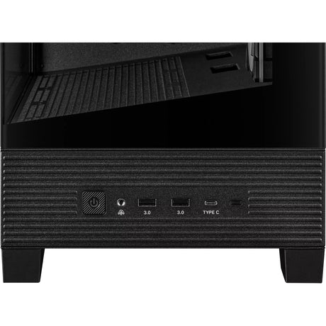 Asus a31 plus midi tårnhus (sort | 2x USB-A | 2x USB-C | hærdet glas)
