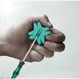 Wera kraftform 12sb1 mikro skruetrækker sæt (sort grøn, til elektriske apparater)