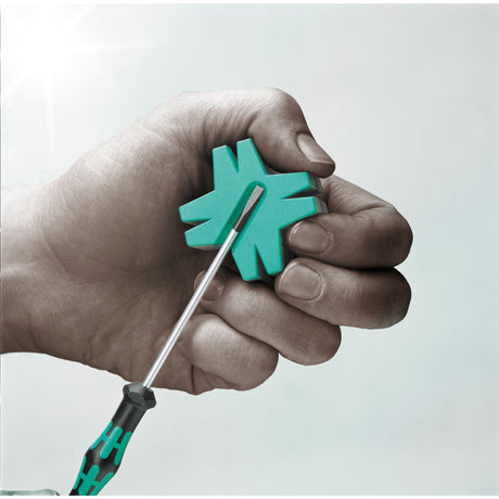 Wera kraftform 12sb1 mikro skruetrækker sæt (sort grøn, til elektriske apparater)