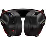 Mchose s9 pro trådløst over-ear gaming headset (sort rød, pc laptop playstation switch smartphone, 2,4 g bluetooth kablet type-c)
