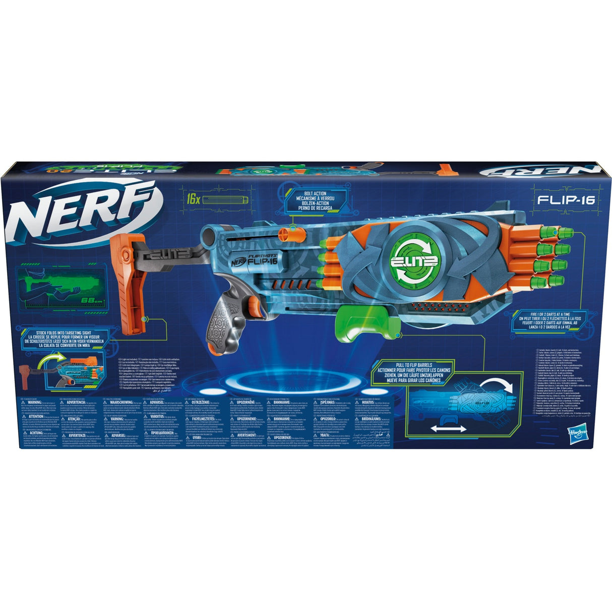 Hasbro Nerf Elite 2.0 Flip Shots Flip-16 Nerf Gun