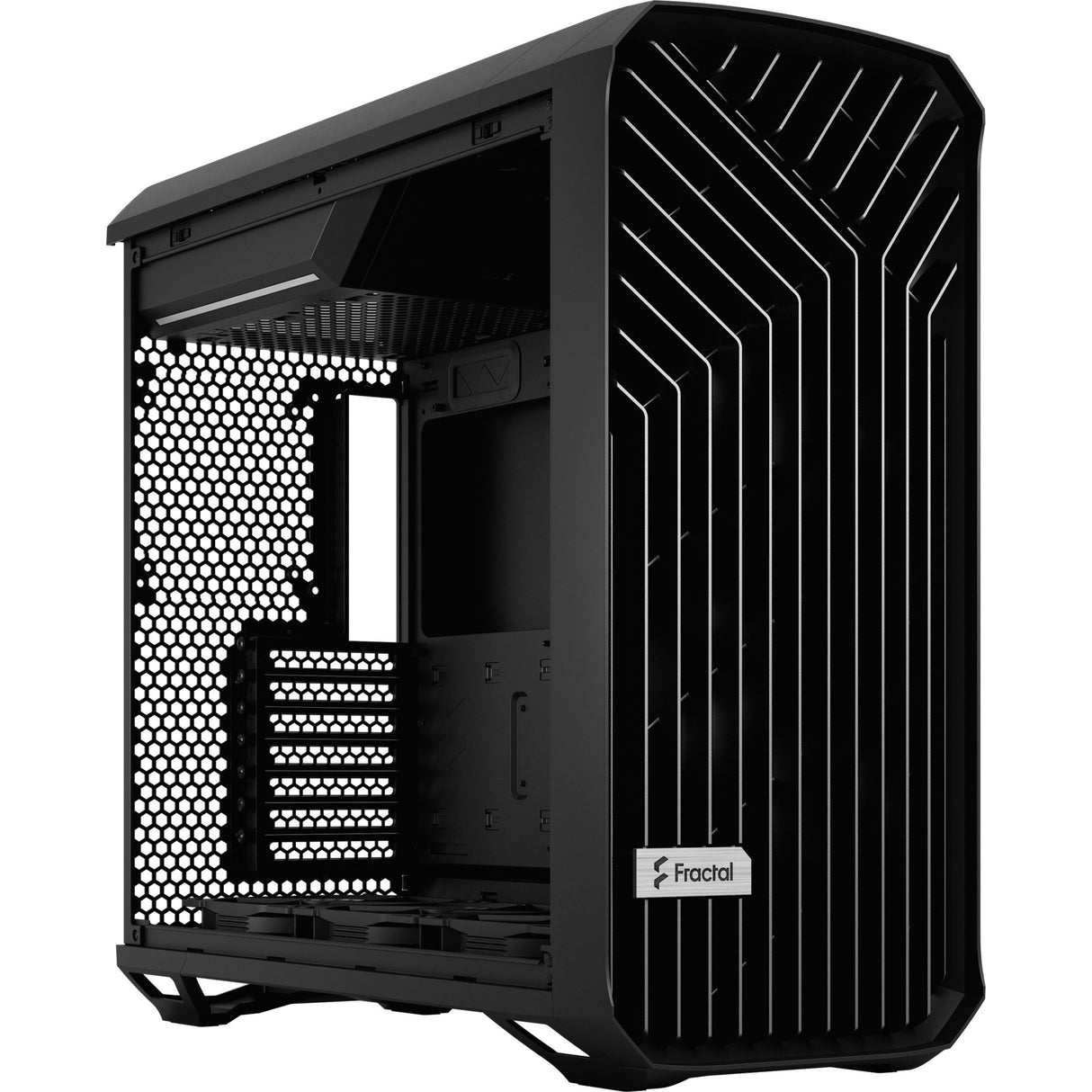 Fractal design torrent sort solid midi tårnhus (sort | 2x USB-A | 1x USB-C)