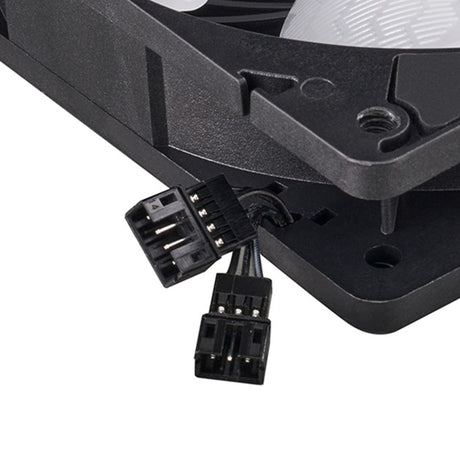 Silverstone air penetrator 120sk argb case ventilator (sort, 120 x 120 x 25 mm, pwm)