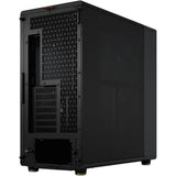 Fractal design nord xl midi tårnhus (sort træfarve | 2x USB-A | 1x USB-C)