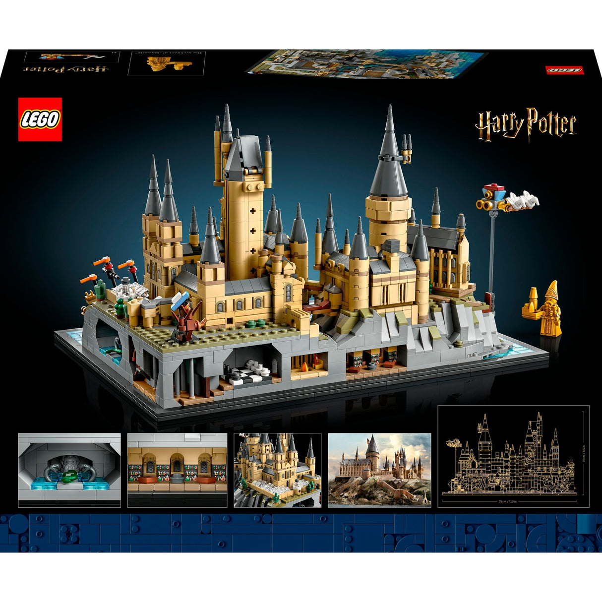 Lego harry potter hogwarts slot og grund stort sæt til voksne - 76419