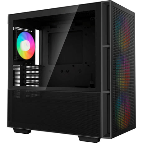 Deepcool CH560 MIDI Tower-hus (sort | 1x USB-A | 1x USB-C | RGB | vindue)