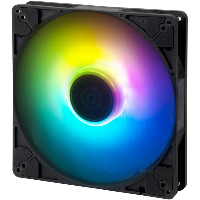 Silverstone air penetrator 184i argb case ventilator (sort, 180 x 180 x 32 mm, pwm)