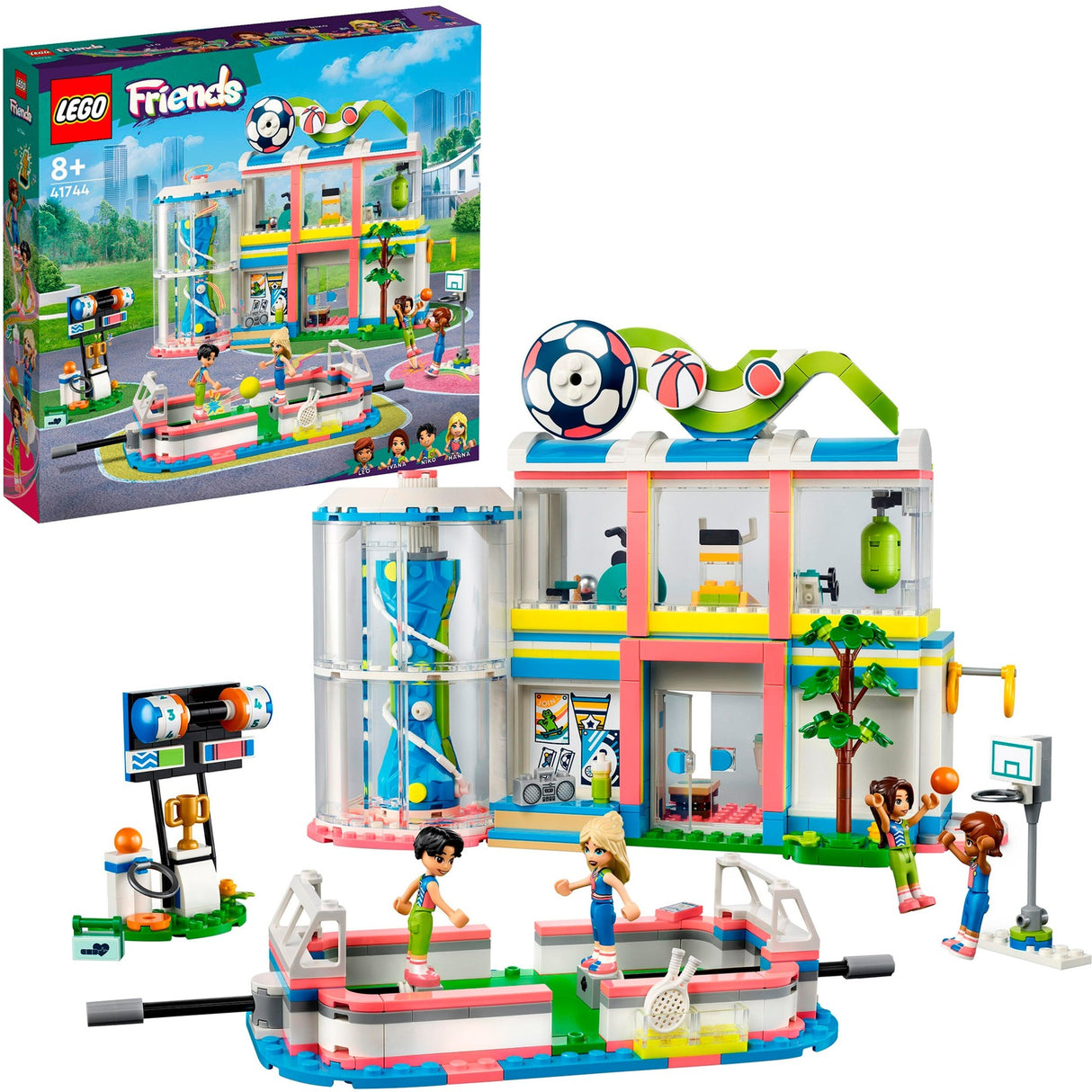 Lego venner - byggelegetøj til sportscenter (41744)