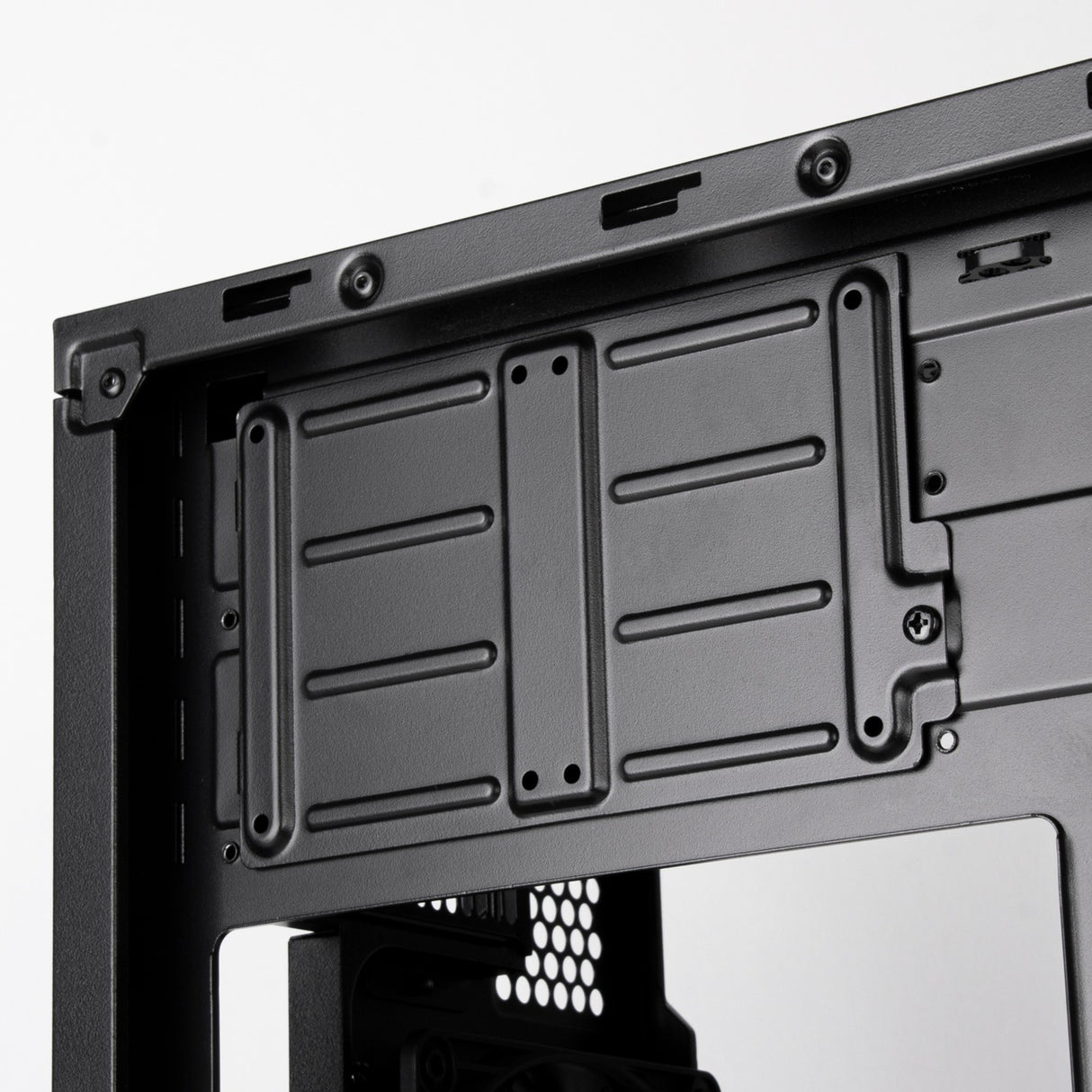 Silverstone CS382 mini tårnhus (sort | 2x USB-A | 1x USB-C)