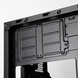 Silverstone CS382 mini tårnhus (sort | 2x USB-A | 1x USB-C)