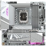 Gigabyte Z890M Aorus Elite WF7 Ice Socket 1851 bundkort (RAID, 2,5 GB-LAN, Wi-Fi 7, BT, lyd, µATX)