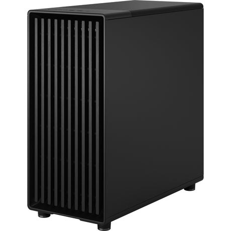 Fractal design nord - momentum edition midi tårnhus (sort træfarve | 2x USB-A | 1x USB-C | hærdet glas)