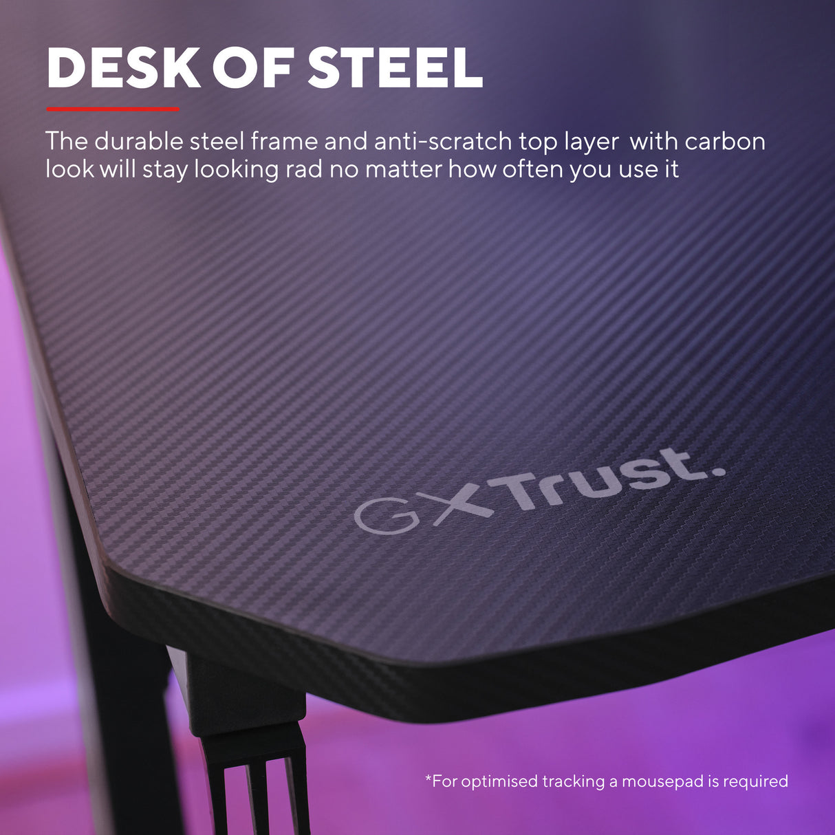 Trust gxt 712 dynamus gaming bord gaming bord (sort)