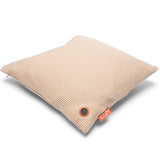 Hyggelig ustrikket 45 x 45 cm trådløs varmepude (lys beige, powerbank 5000 mah)