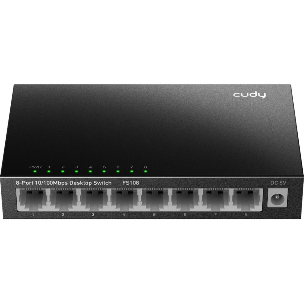 Cudy 8-ports 10 100 mbps desktop switch (sort)