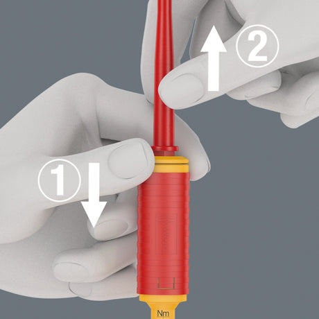 Wera Kraftform Kompakt VDE 16 Torque Extra Slim 1 Tool Finder-skruetrækker (rød gul, 16 stykker)