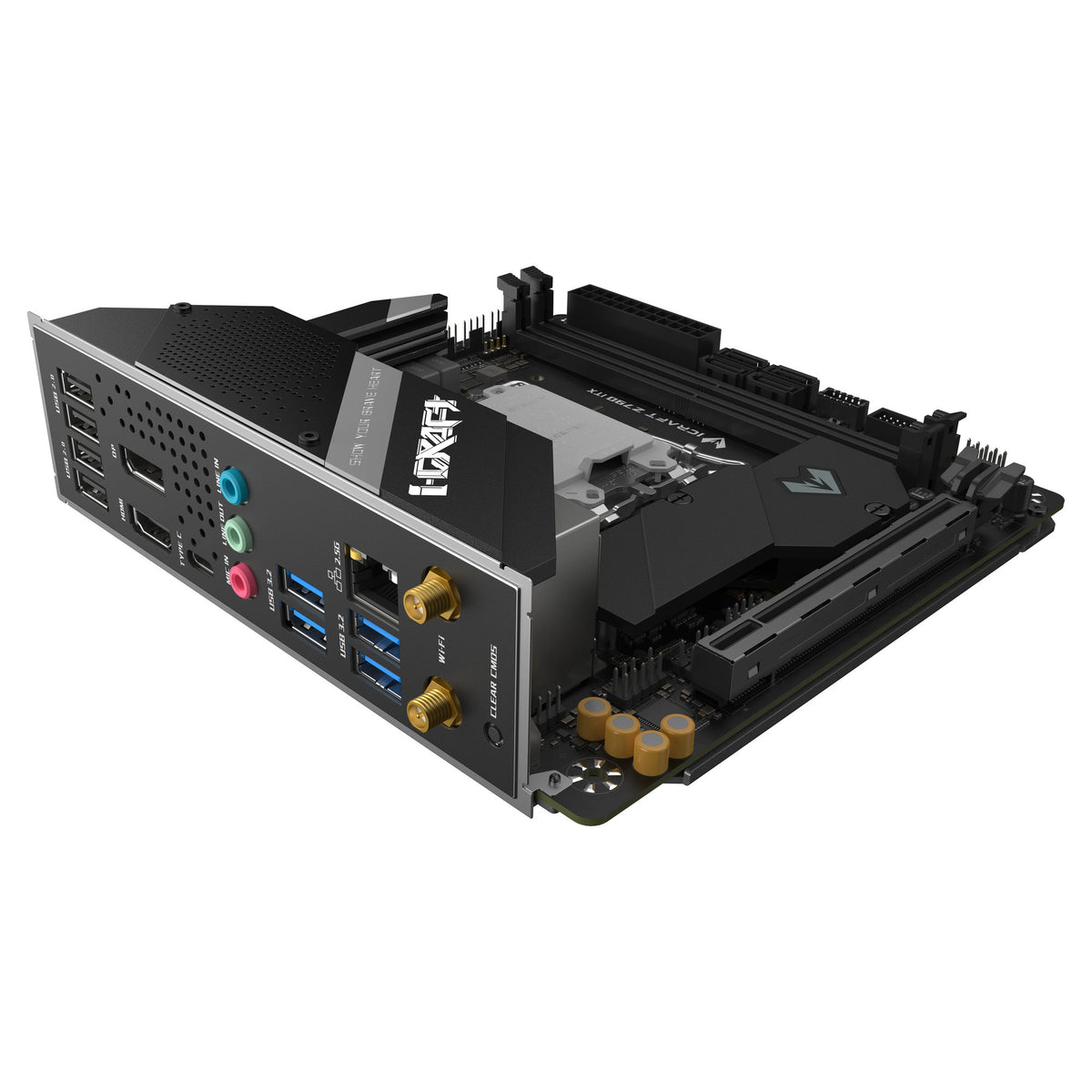 Maxsun MS-Icraft Z790 ITX WiFi Socket 1700 bundkort (sort, RAID, 2,5 GB-LAN, WLAN, BT, Lyd, Mini-ITX)
