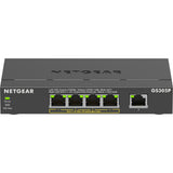 Netgear 5-ports poe+ gigabit ethernet soho unmanaged switch (gs305p) (sort)