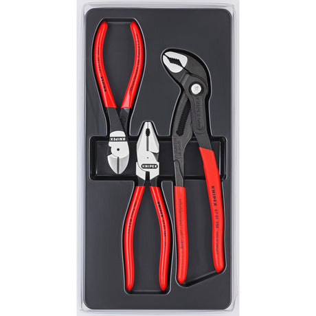 Knipex power sæt 00 20 10 tangsæt (sort, 3-delt)