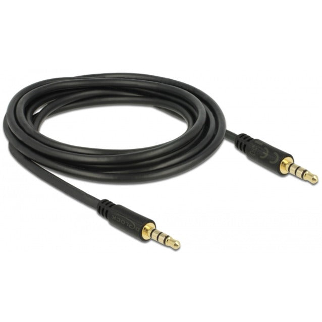 Delock 3,5 mm hankabel > 3,5 mm hankabel (sort, 3 meter)