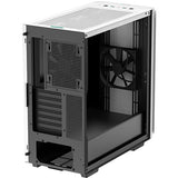 Deepcool ck500 midi tårnhus (hvid | 2x USB-A | 1x USB-C | hærdet glas)