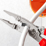 Knipex elinstallationstang 13 96 200 t (rød gul)