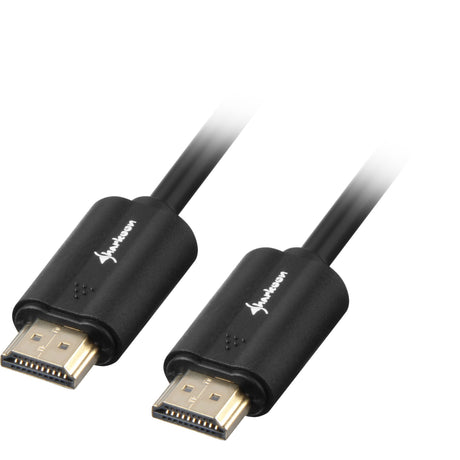 Sharkoon HDMI 2.0-kabel (sort, 10 meter, 4k)