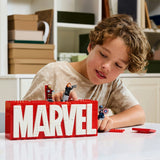 Lego superhelte 76313 marvel logo og minifigurer