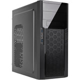 Silverstone sst-ps13b midi tårnhus (sort | 2x USB-A)