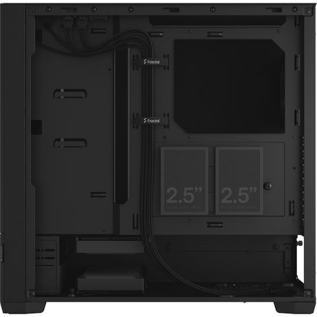 Fractal design pop lydløst midi tårnhus (sort | 2x USB-A)