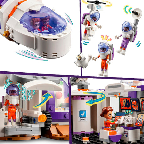 Lego friends - mars rumbase og raketkonstruktionslegetøj (42605)
