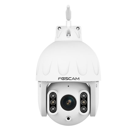 Foscam SD8P, 4K 8MP Dual Band WiFi PTZ udendørs sikkerhedskamera (hvid)