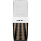 Fractal design nord midi tårnhus (hvid træfarve | 2x USB-A | 1x USB-C)