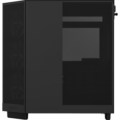 Nzxt h6 flow rgb midi tårnhus (sort | 2x usb-a | 1x usb-c | rgb | hærdet glas)