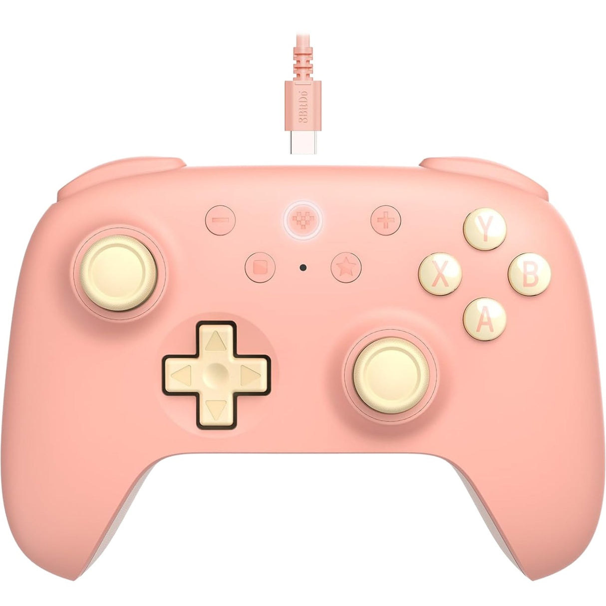 8bitdo ultimate 2c kablet gamepad (fersken lysegul)